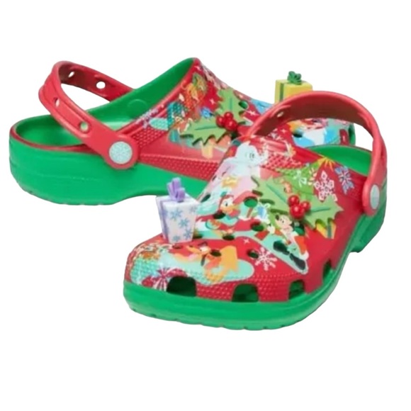 Mickey Mouse and Friends Holiday Clogs by Croc NWT - Picture 4 of 13